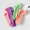 5 Pairs of Female Summer Solid Color Breathable Candy Color Medium Tube Stack Socks