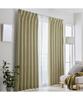 Комплект штор Nissen Блэкаут и Кружевные Зеркальные | Свежий 7 Оливковый, Ширина 100 см x Длина 110 см, 4 Панели