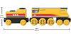 Mattel Thomas the Tank Engine Wooden Rail Series Rebecca Years Old and HBK14 (Thomas) [2 Up]