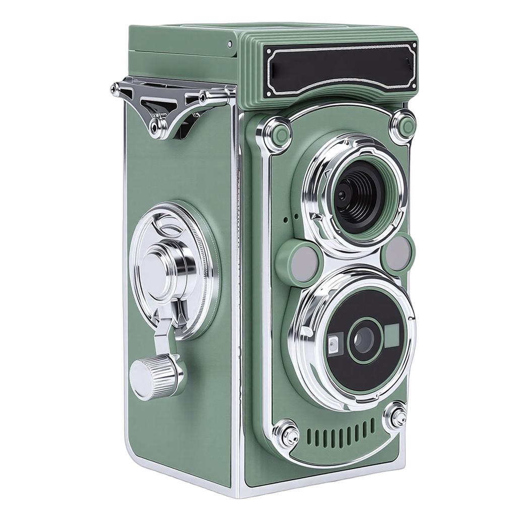 Vintage Digital Camera Portable TLR   Retro 2.7K Video 24MP Autofocus Vlog Camera Manual Joystick for Beginners Teens Adults