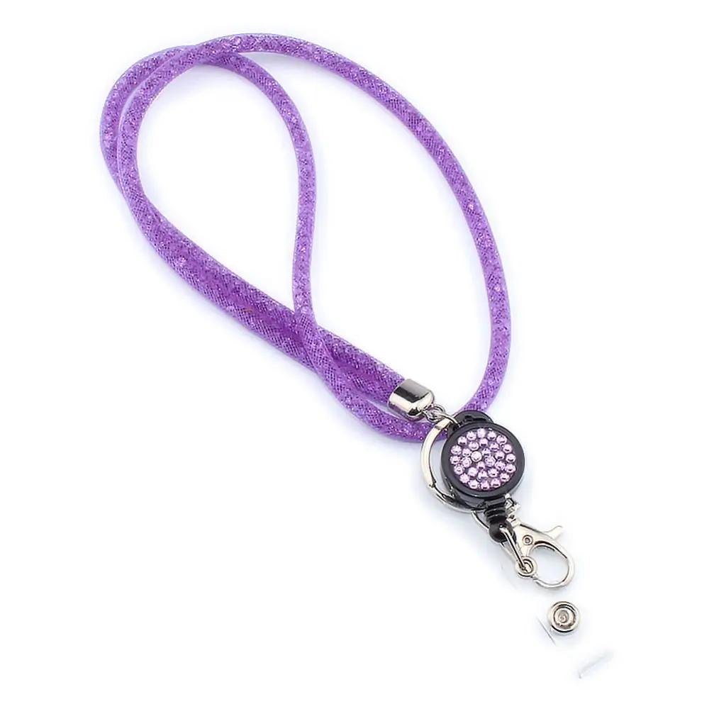 3 in 1 Portable Women Multi Color For Keys Id Card Retractable Lanyard Lanyard Keyring Phone Strap Key Strap Badge Holder