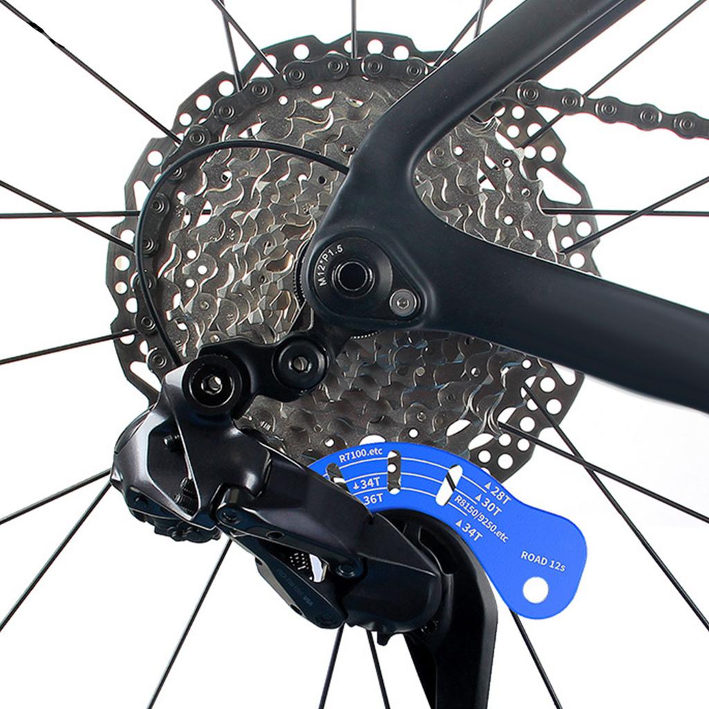 Регулятор заднего переключателя скоростей для шоссейного велосипеда, калибр для регулировки зазоров цепи, инструмент для велосипедов, инструмент для обслуживания велосипеда, магазин инструментов