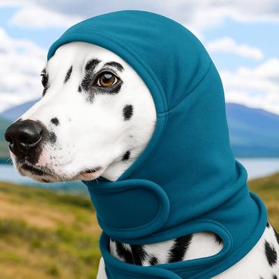 Теплый успокаивающий капюшон для собаки Регулируемый дышащий чехол на уши собаки Стирка и уход Удобная ветрозащитная шапка для собаки Посещения ветеринара