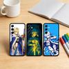 AAA Аниме Fate Saber Чехол для телефона для Samsung S25, S24, S21, S22, S23, S30, Ultra, S20, Plus, Fe, Note, 10, 9, 5G Черный чехол