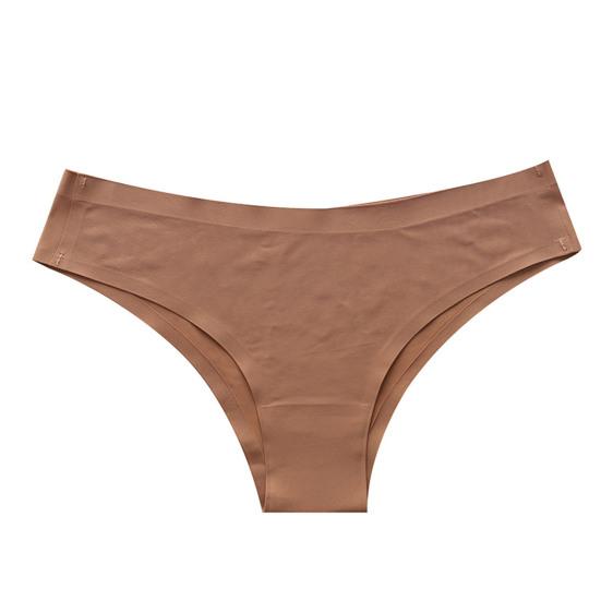 Women Panties Seamless Mid Waist Ice Silk Good Breathability Solid Color Slim Fit Thin Quick Dry Casual Sport Underpants Lady Briefs