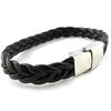[M8243] - Black 'Peaceful' Mixed Bracelet (braided)