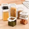 Household Kitchen Sealed Grain Can Multifunctional Snack Storage Box Transparent Visible Moisture-proof Dried Fruit Storage Tank