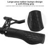 Bicycle Handlebar Grips TPR Rubber Comfy City Mountain Bike Scooter MTB Soft Cycling Handle Bar Cover End Non-slip Aluminum Lock