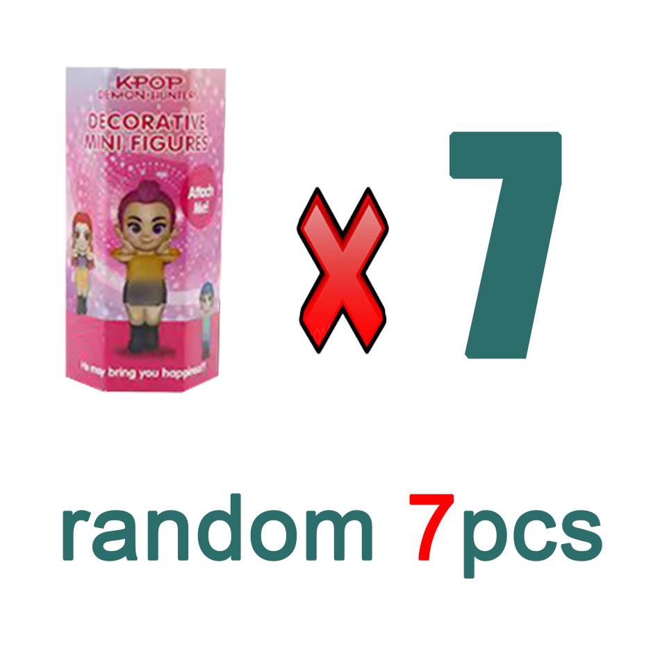 Аниме K-pop Охотники на демонов слепая коробка Набор экшн-фигурок - Дерпи Тигр Ранимеуми Мира Зои Сасси Фигурки Куклы для фанатов Подарок