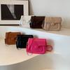 Korean Style Fashion Design for Women's Bags, Small Square Bags, Summer New Style Simple Casual Texture Trendy Shoulder Bag