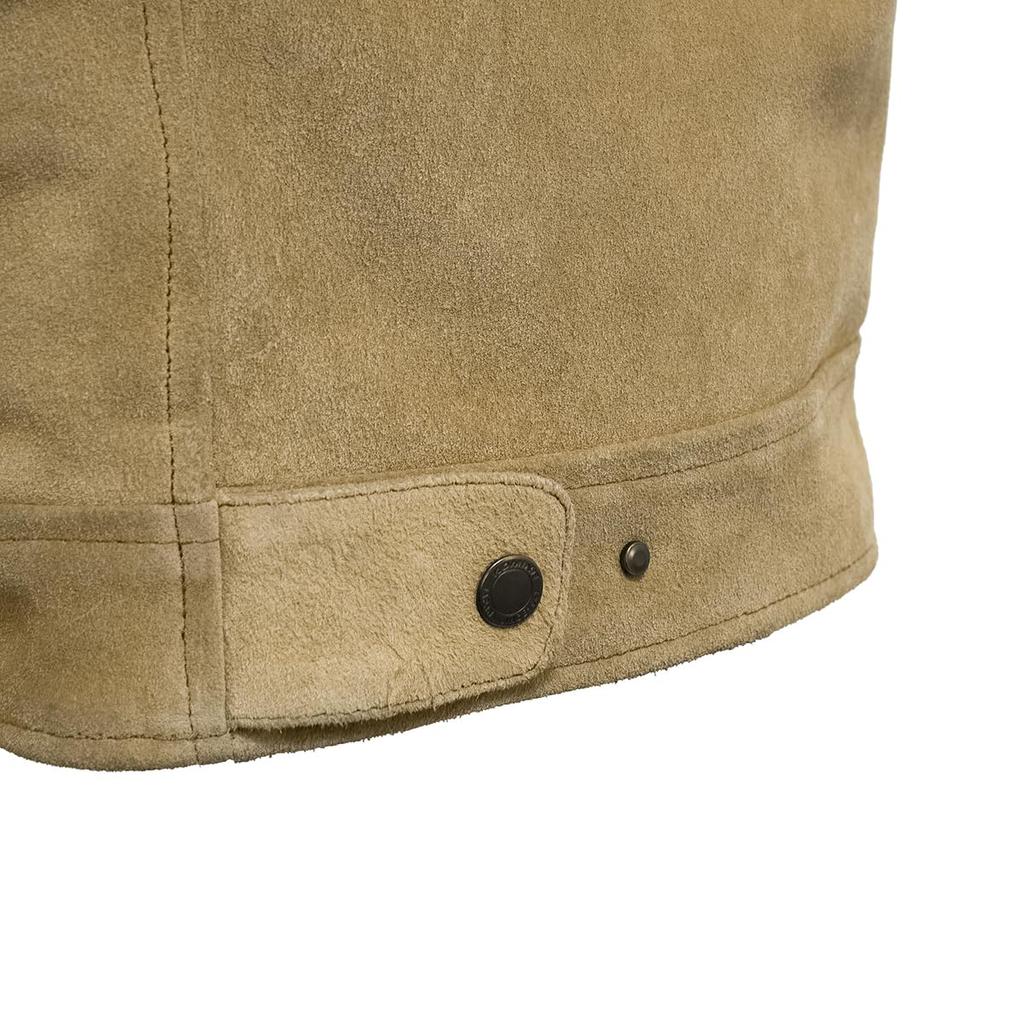 Мотоциклетная куртка коричневая замшевая XL [KOMINE] 02-561 Мужская