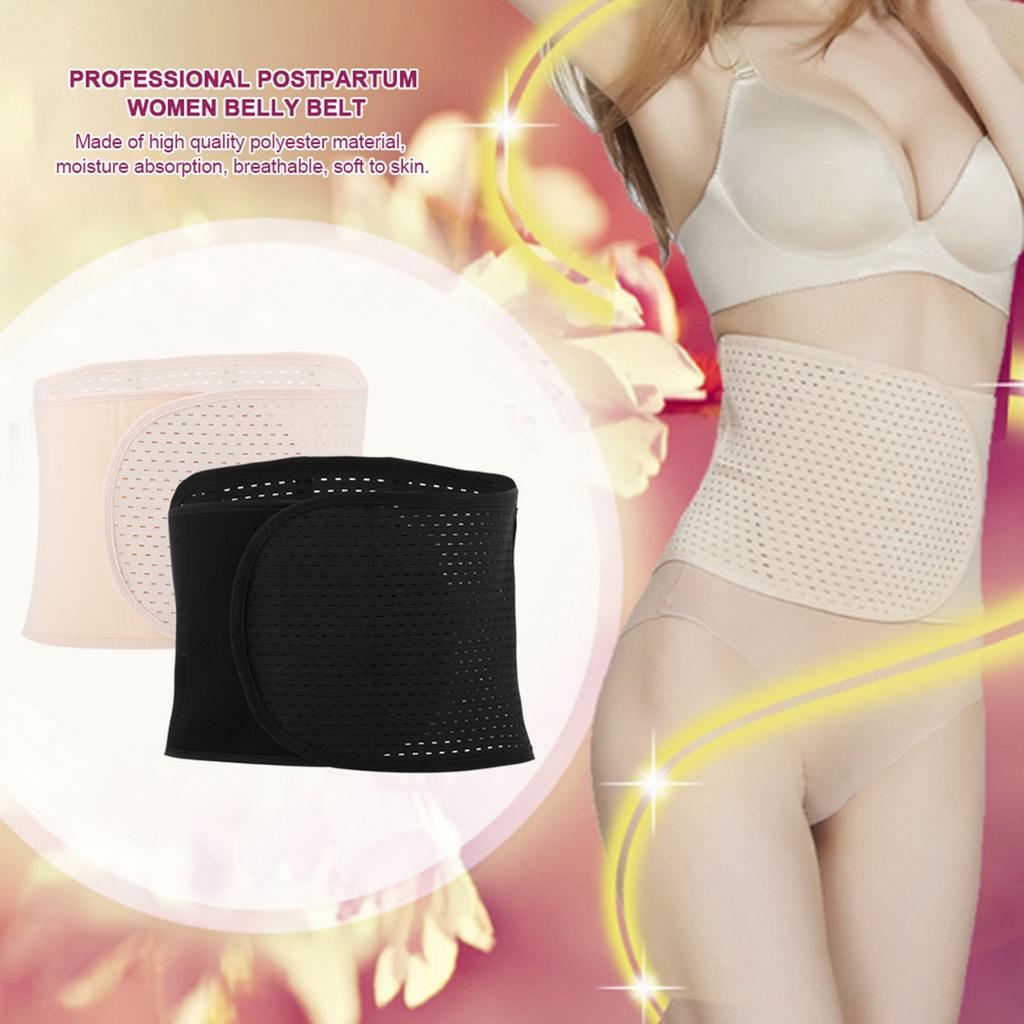 Women Belly Belt Elastic Waist Support Band Adjustable Waist Wrap Girdle