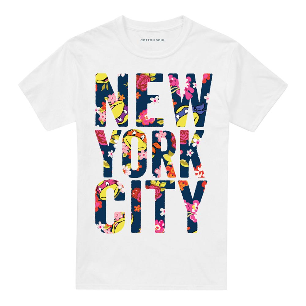 Teenage Mutant Ninja Turtles Унисекс футболка для взрослых с лицами Нью-Йорка