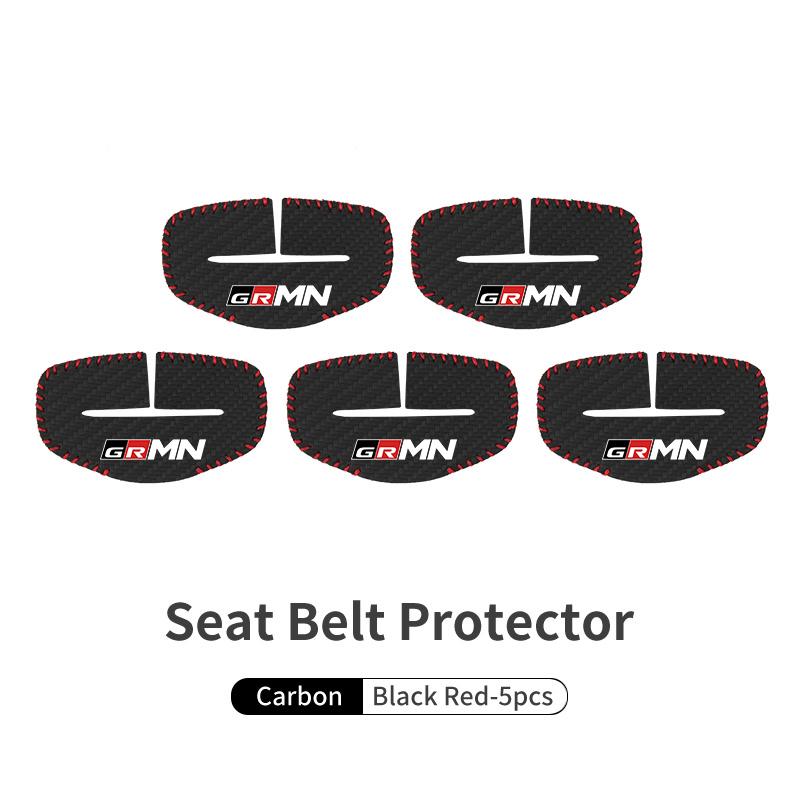 zfjpu3 For Toyota Car Seat Belt Buckle Plug Leather Car Seat Belt Clip Protective Covers GR MN Camry Prius Auris Crown Yaris Corolla