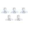 5Pcs L Track Double Lug Threaded Stud Fitting M10 X 30mm Tie Down Anchor Bolt for Truck Bed Trailer Cargo Control