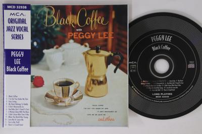 CD ПЕГГИ ЛИ - Черный кофе MCD32938 MCA 1995 Франция Оби Джаз Б/У