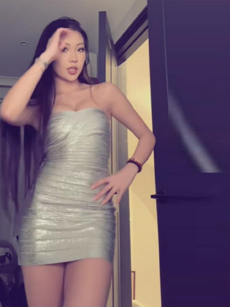 Spring 2026 Strapless Bodycon Dress: Elegant Bandage Style for Women