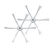 2Pcs 6 Armed Side Brush for Xiaomi  Roborock S50 S51 S55  T4 T6 T7 T7PRO P5 S5 Robotic Vacuum Cleaner Accessory