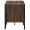 TV Cabinet Brown Oak Effect 122x34x41 cm Engineered Wood