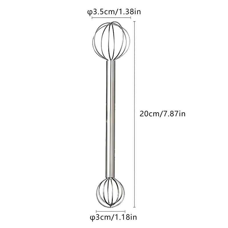 Multifunctional Baking Whisk Mini Egg Beater Solid Butter Softening Tool Stainless Steel Miso Sauce Mixing Spoon Sauce Beater