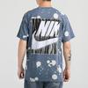Nike Sportswear Splatter Ink Print T-Shirt Men Tops Ozone-Blue CW0381-031