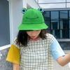 Parent-Kid Frog Bucket Hat Panama Fishing Hat Cartoon Cute Hats For Women Men Bob Chapeau Outdoor Sun Fisherman Caps