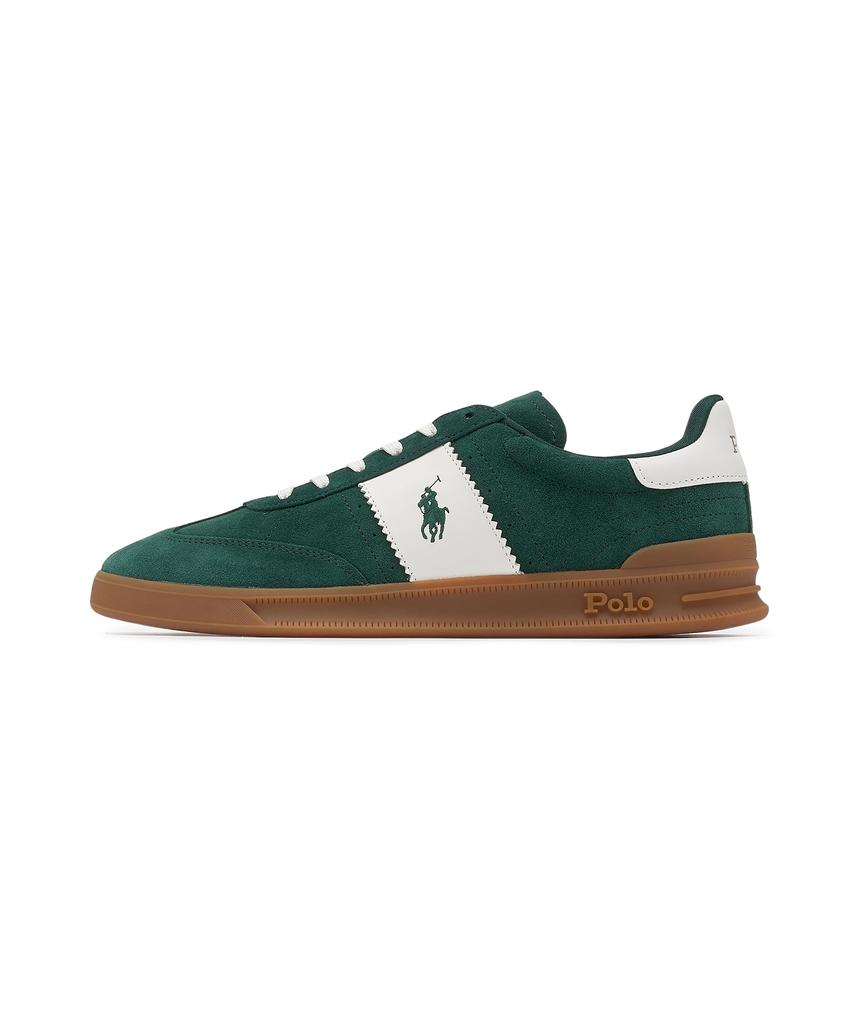 Кроссовки Polo Ralph Lauren Heritage Aera из замши - Средне-зеленые