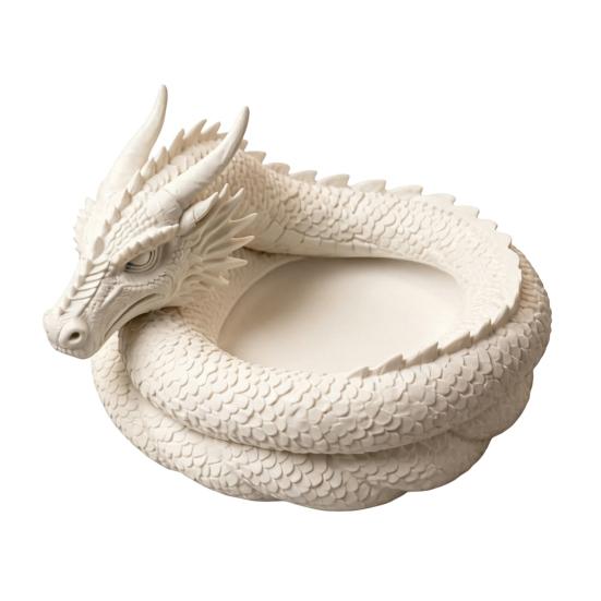 3D-печатная фэнтезийная драконья шкатулка-поддон, готическая драконья шкатулка-поддон, настольный лоток для хранения ключей, органайзер для украшений, настольный компаньон для домашнего офиса