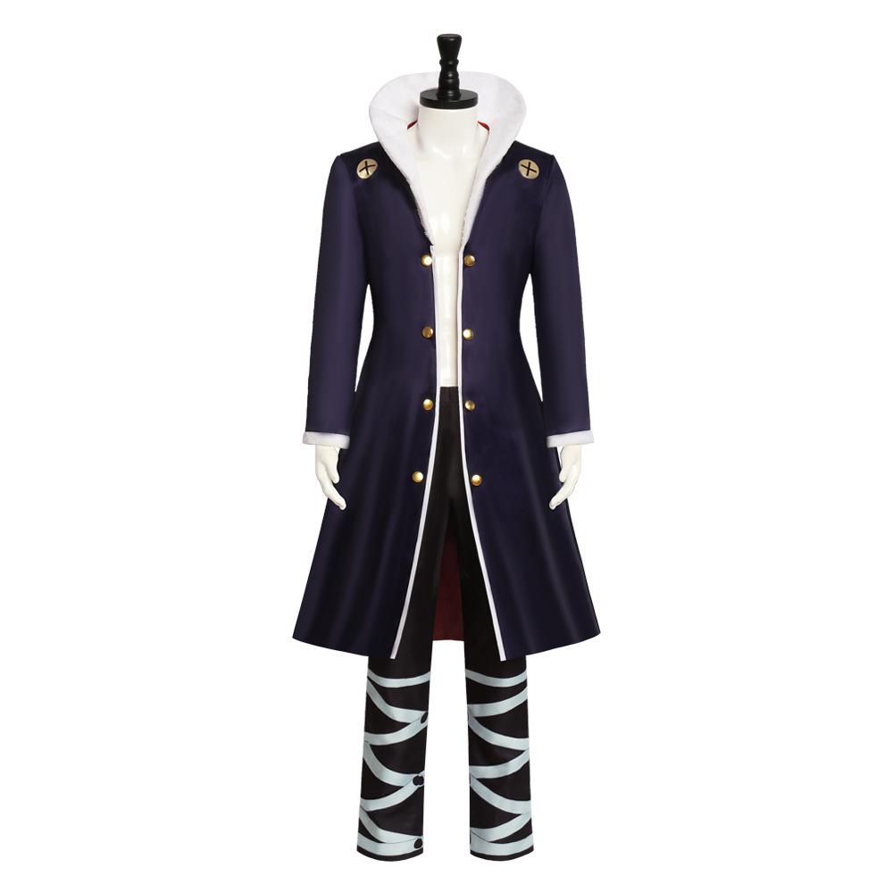 Hunter x Hunter Chrollo Lucilfer Cosplay Costume Halloween Full Set, Anime Spider Troupe Coat Outfit
