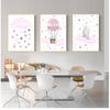 Picture Nordic Kid Girl Bedroom Decoration Children Cloud Balloon Baby Nursery Wall Art Canvas Print Painting Decorative