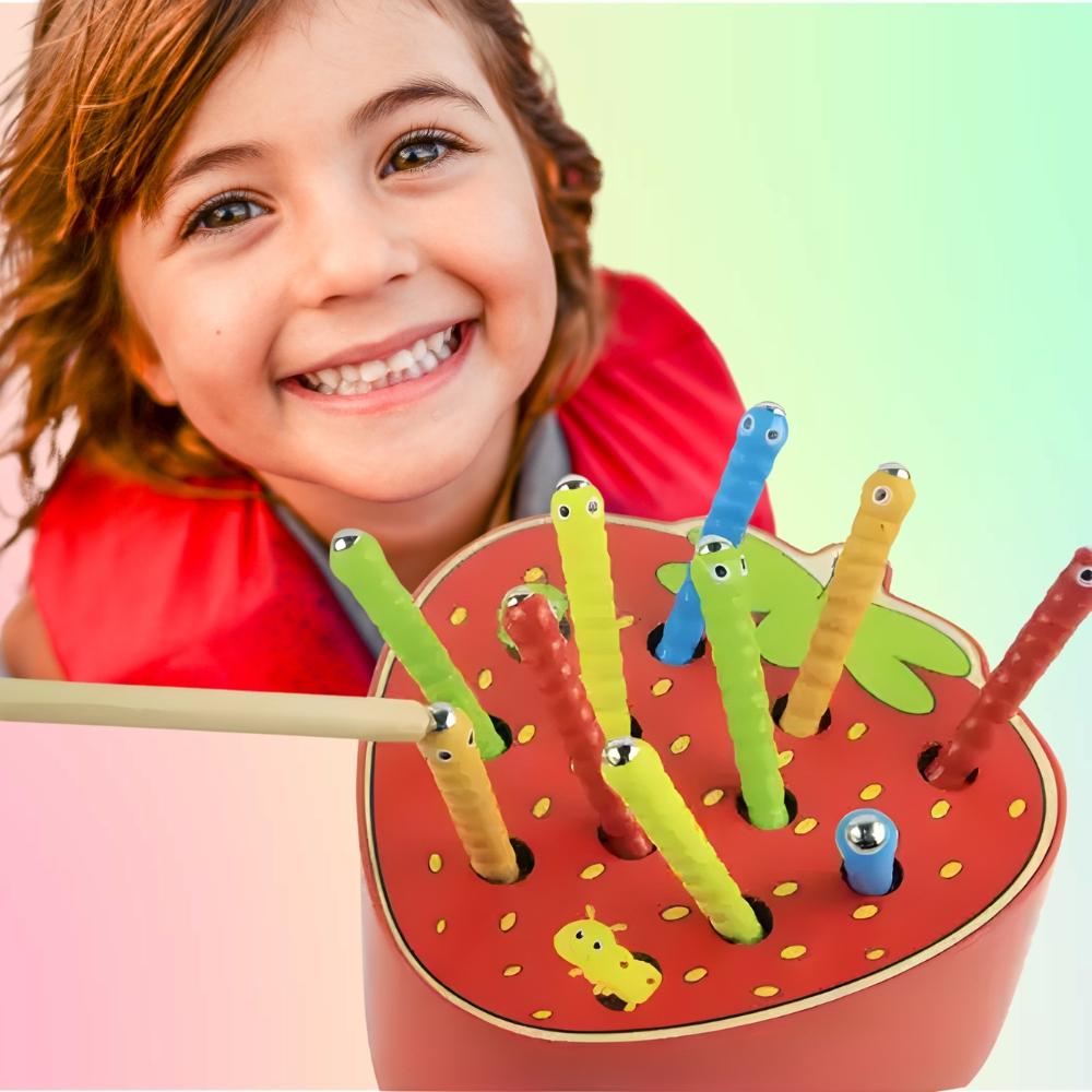 logic toy for children, an arcade game, catch the bug, a gift for a first birthday