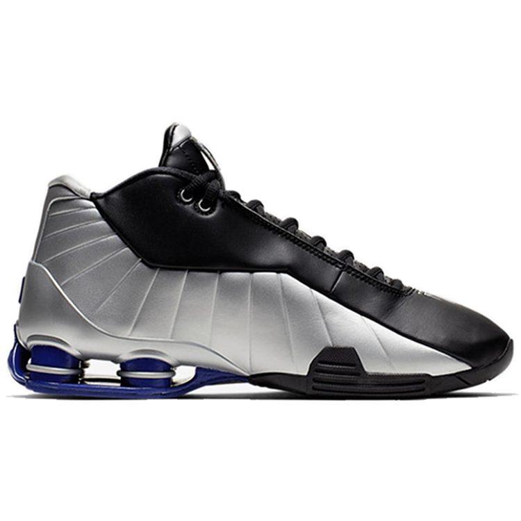 Nike Shox BB4 Черный Серебристый Лазурный AT7843-001