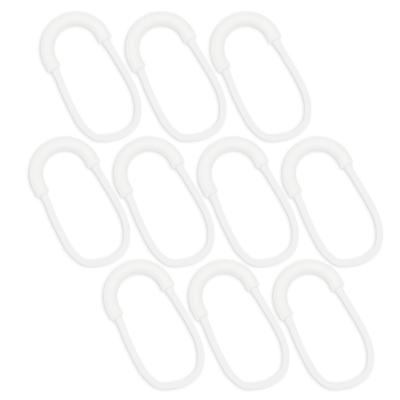 ZPR-018 Язычки для молнии, 10 штук, Белый, Пулеры для молнии, Пулеры, Шнурки, Молния, Замок, Большой, Легкий