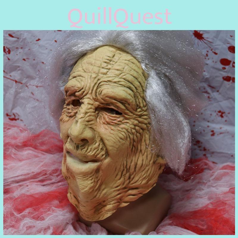 Маска пожилого человека Лицо Латекс Косплей Вечеринка Костюм Аксессуар Для Хэллоуина Фестивалей