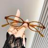 Color Changing Outdoor Eyeglasses Spicy Girl Style Photochromic Myopia Glasses Super Light Small Frame Near Sight Glasses