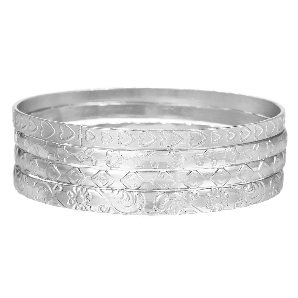 Богемный этнический набор браслетов с золотым покрытием - Ювелирные изделия в древнем западном стиле