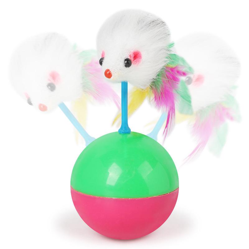 Игрушки для кошек Tumbler Mouse Игрушки для домашних животных Игрушка Roly Poly