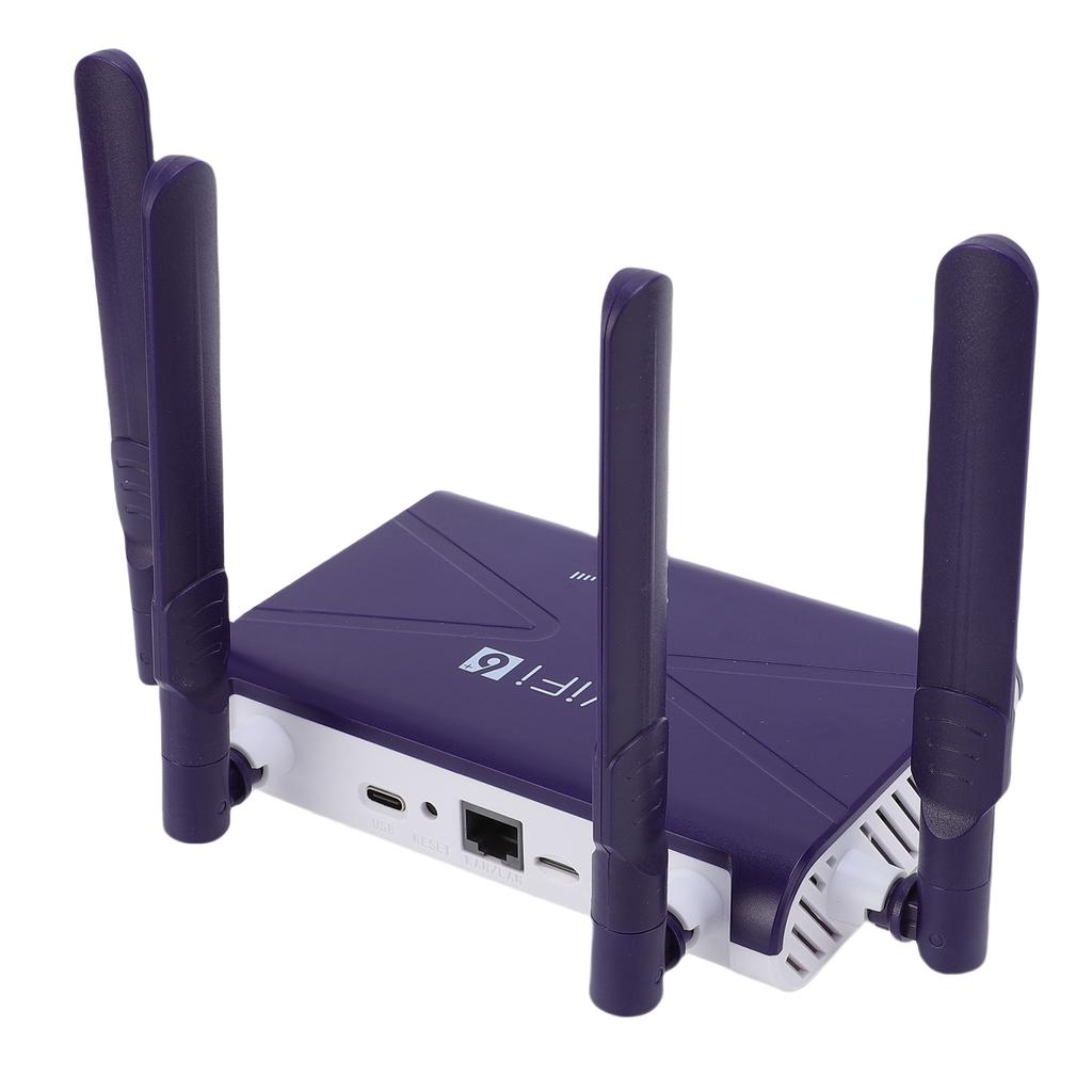 Беспроводной WiFi6 Роутер 300 Мбит/с 4G CPE LTE Роутер со слотом для SIM-карты 4 Антенны для Телефона Ноутбука ПК
