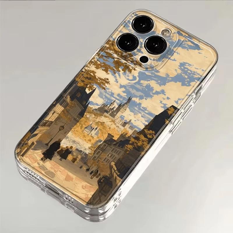 Чехол для телефона с рисунком Хогвартс Funda Для Xiaomi Mi 15 T Pro 14T 13T 12T Mi 17 Pro 15 14 13 12 11 Lite 5G Прозрачная защитная крышка с бампером