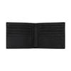 Gucci Letter Logo Flap Closure Solid Color Leather Wallet Men wallet Black 771148-AABXM-1000