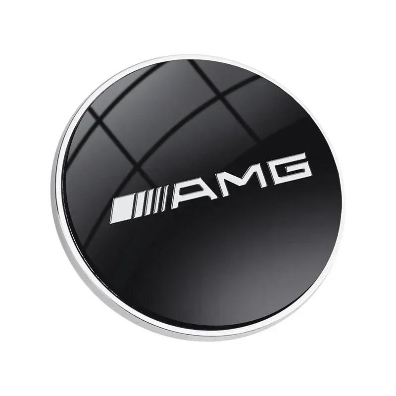 AAUG1 1pcs 57mm Car Front Hood Emblem Badge Bonnet Car Accessories For Mercedes Benz W204 W124 X253 W166 W212 W220 W205 GLA CLA AMG