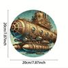 Ретро-металлическая картина для декора ресторана или кафе
