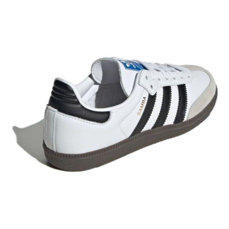 adidas Детские кроссовки Samba OG J White Black Gum Cloud-White Core-Black IE3675