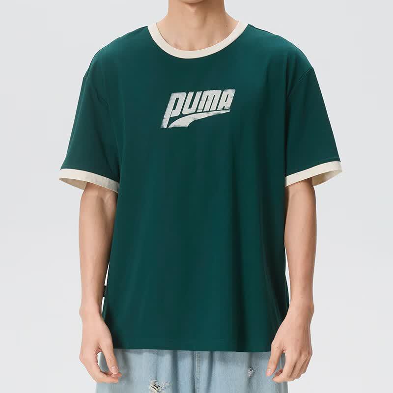 Puma Унисекс летняя спортивная футболка с коротким рукавом 636294-41