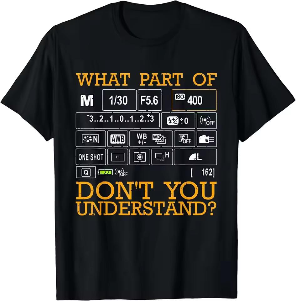 Funny Photography Design Photographer Instructors T-Shirt