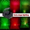 Mini Stage Light Disco Bar Party Projection Stage Light LED Party Xmas Stage Effect Light Show Sound Activated Flash Stage Lamp