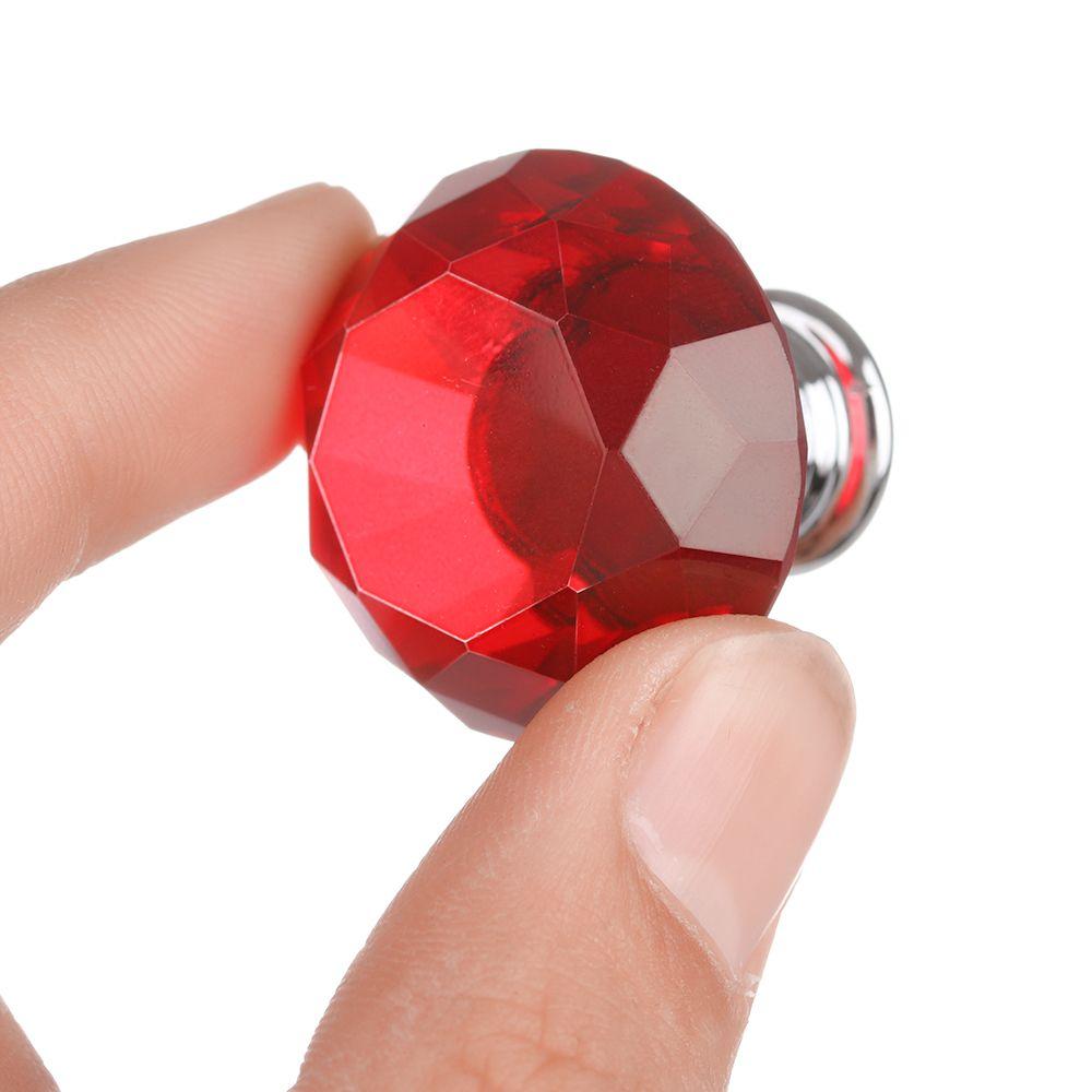 Фурнитура для ящиков Ручки для шкафов Дверные ручки Кристальные стеклянные ручки Алмазные ручки Пуговицы для шкафов