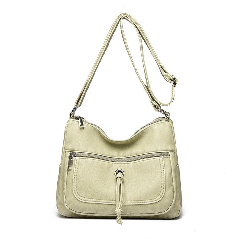 Ретро повседневная сумка-мессенджер женская новая мягкая вместительная сумка через плечо модная и простая женская сумка сумка для мамы