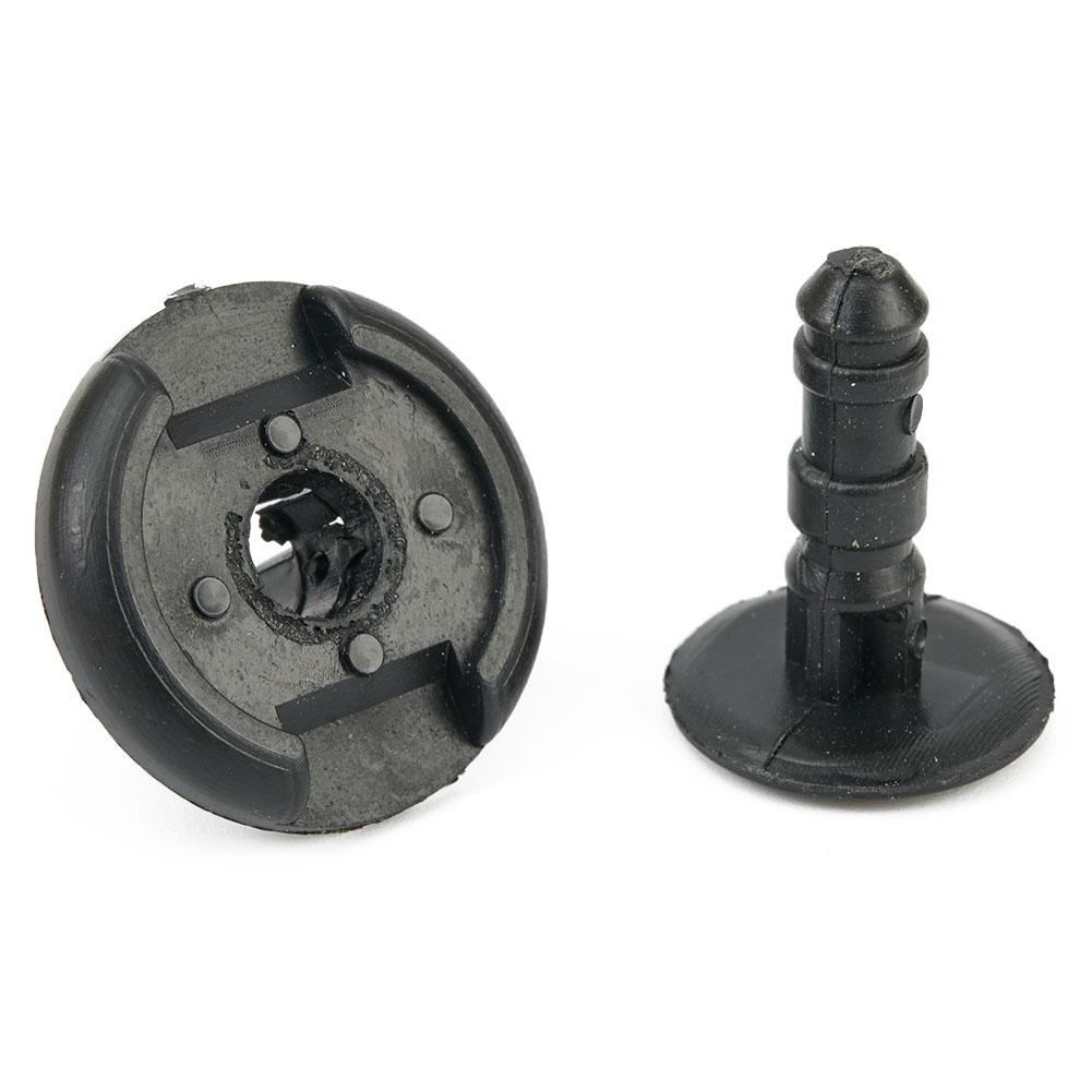 20 шт., диаметр 7 мм, черный, автомобильный бампер, дверная панель, подкрылок, зажимы, фиксатор, пластиковые автомобильные крепежи, заклепки, зажим для Toyota