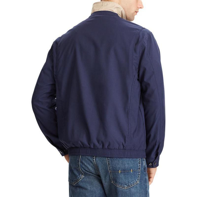 Polo Ralph Lauren Solid Zip Спортивная куртка Мужские куртки Темно-синие MNBLOTWM5A10025-B82